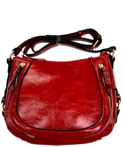 Fashion Saddle Crossbody Bag DL2678 RED